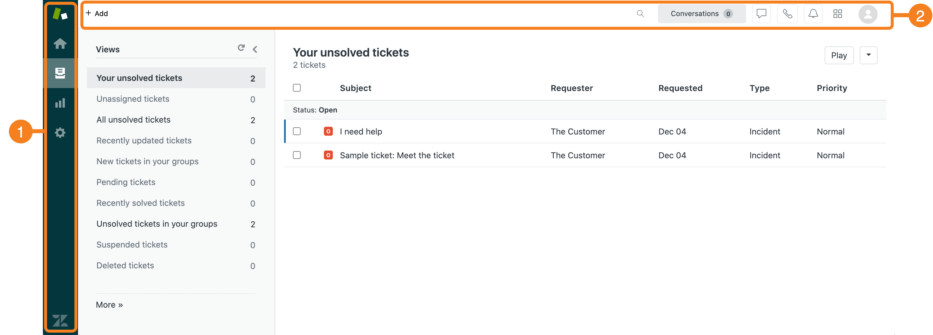 Deleting tickets – Zendesk help