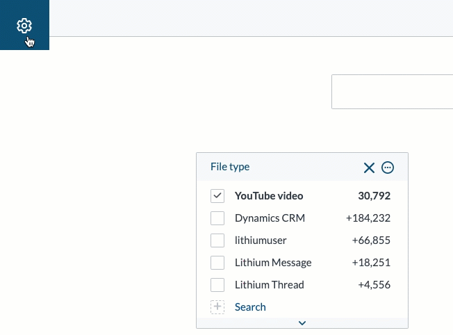 Animation: Modifying search interface and result list settings in **UI View** | Coveo Interface Editor