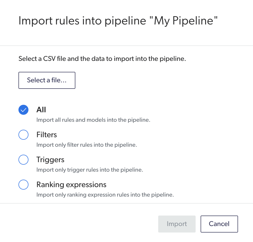 Import Panel