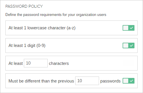 NewFeature-CustomizePasswordPolicies