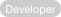 Original Coveo Badge component light gray pill background and black Developer text