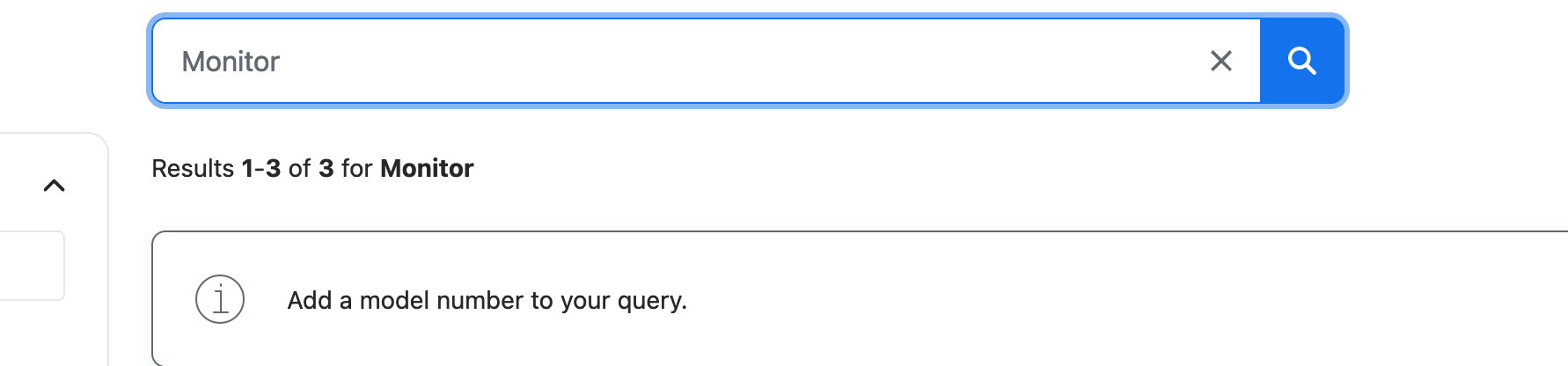 Notification displayed in a search page using the atomic-notification component | Coveo