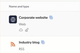 Copy a source name or ID in the Coveo Administration Console