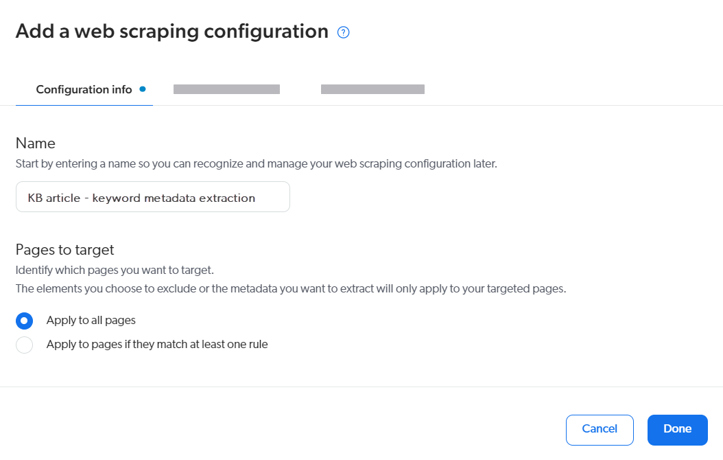 Configuration info | Coveo