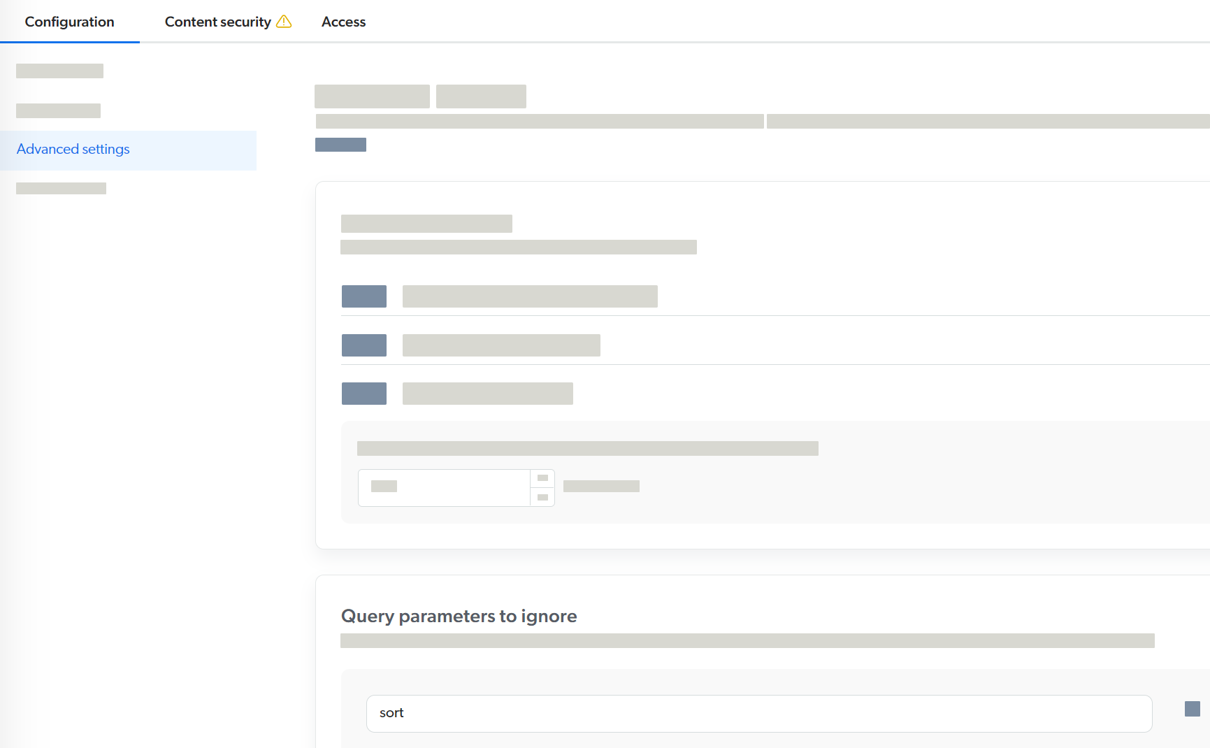 Adding a parameter to the Query parameters to ignore list