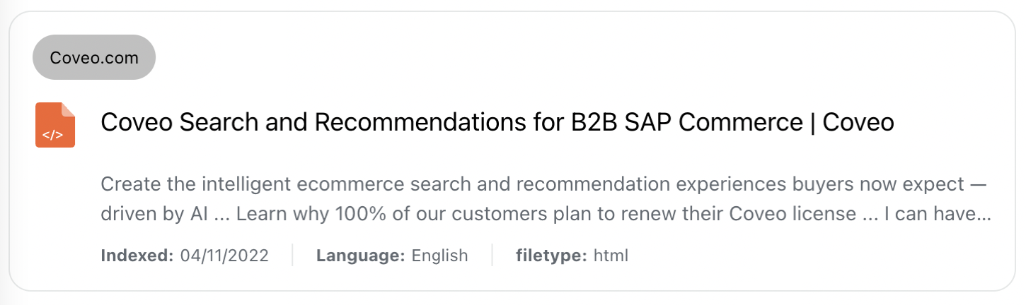 Search result without HTML tags