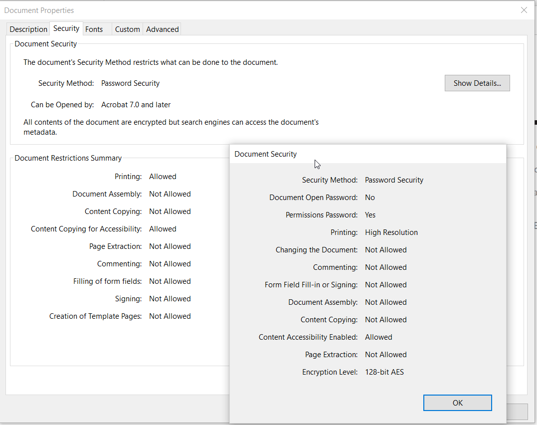 Document security on document in file system | Coveo