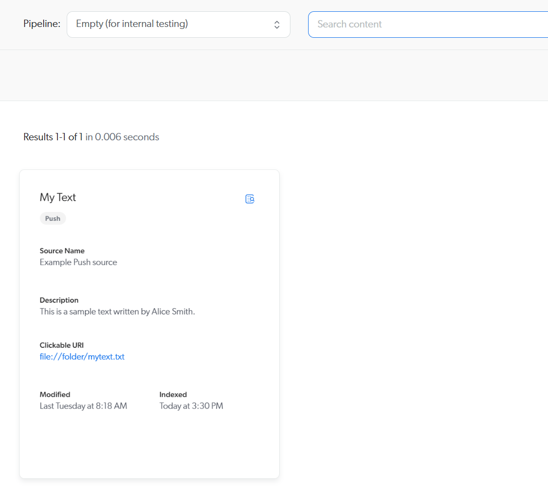 Image of the item in the Content Browser | Coveo