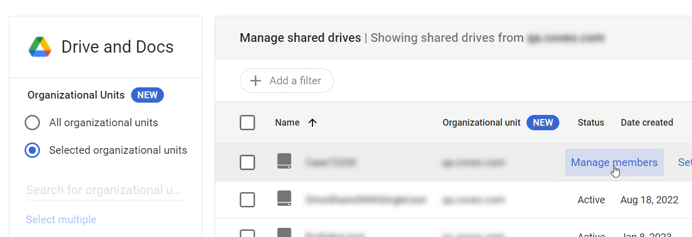 Manage members | Coveo