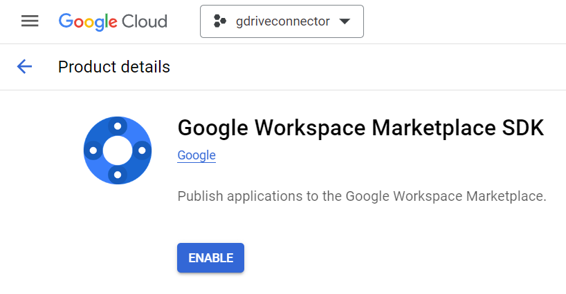 Google Workspace Marketplace SDK | Coveo