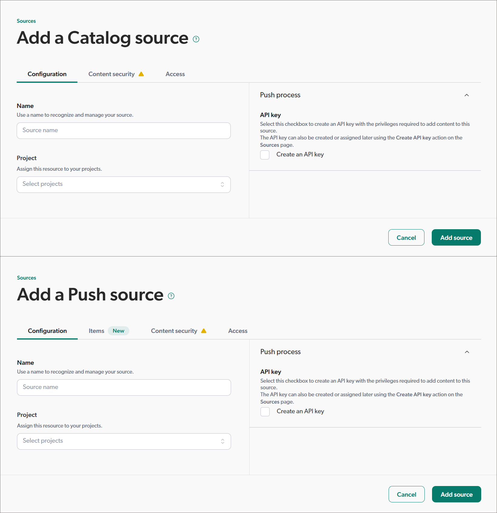 What's new in Coveo - Catalog and Push source revamps