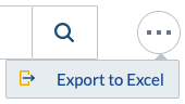 Export to Excel option