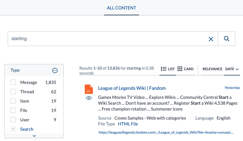 Standalone search box redirected
