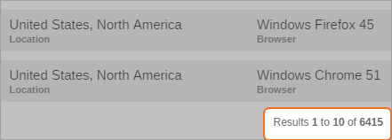 Location and browser information with operating system details | Coveo