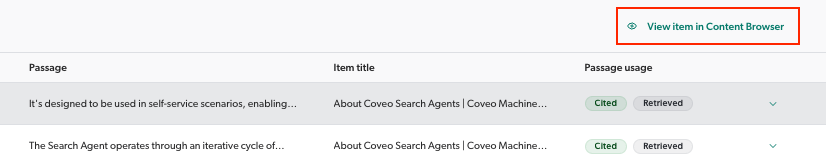 Conversation Inspector views in Content Browser | Coveo