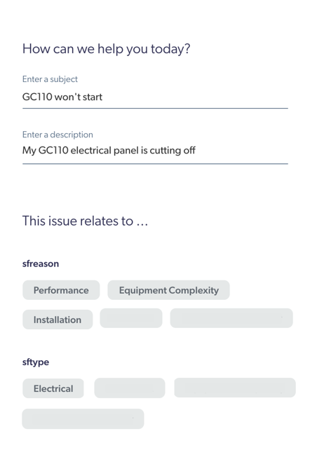 example of case classification