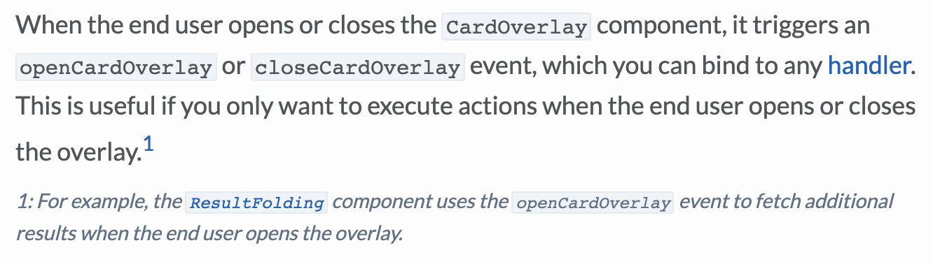 Footnote markdown rendered on Docs site