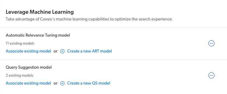 Leverage machine learning section when no ML models associated